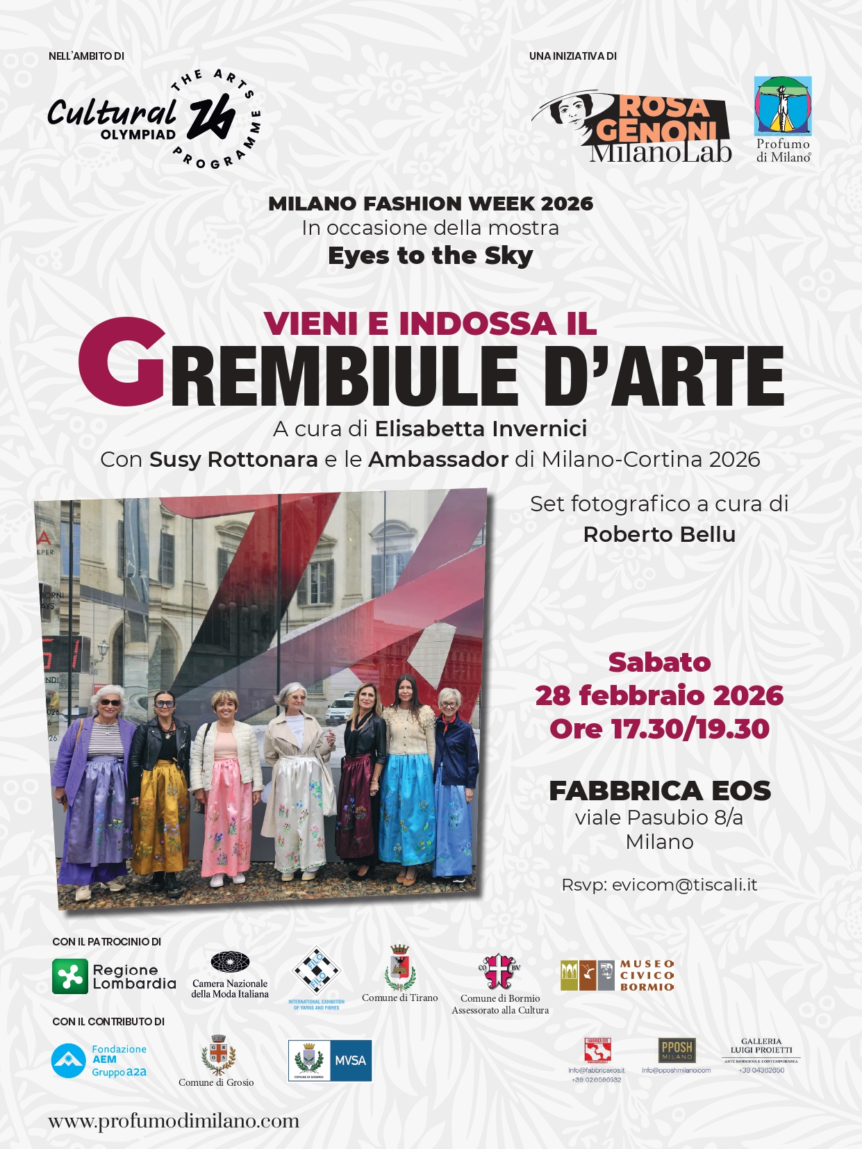 Invito Grembiule d’arte